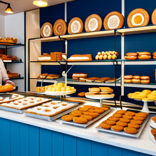 Home 8 다과와 다식 차이 - Cozy Dutch Bakery Scene**
"A warm and inviting bakery interior in Amsterdam, filled with the aroma ...